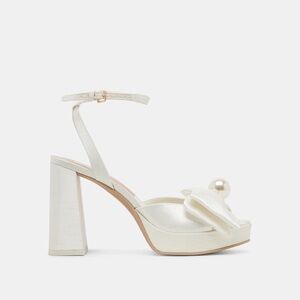 Dolce Vita Patton Platform Heels with Pearl Accent
